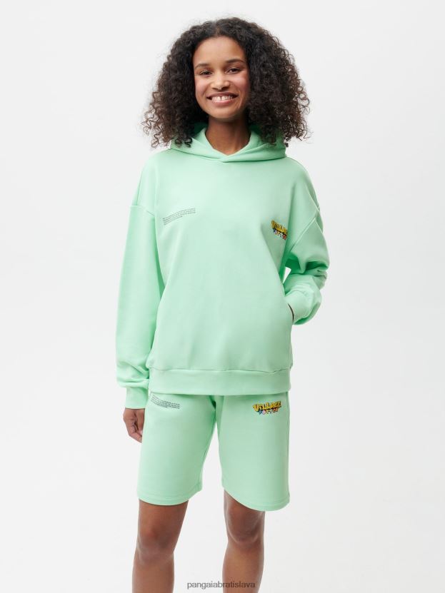 x roberto lugo 365 mikina s kapucňou ženy NXTFX668 lagúnová modrá Pangaia oblečenie