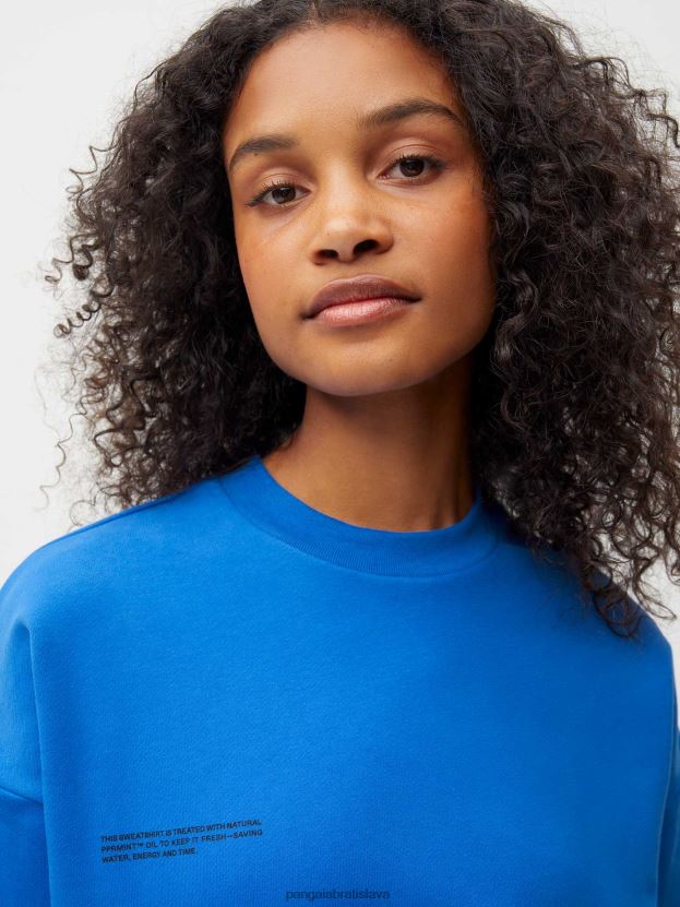 365 mikina ženy NXTFX6106 kobaltová modrá Pangaia oblečenie