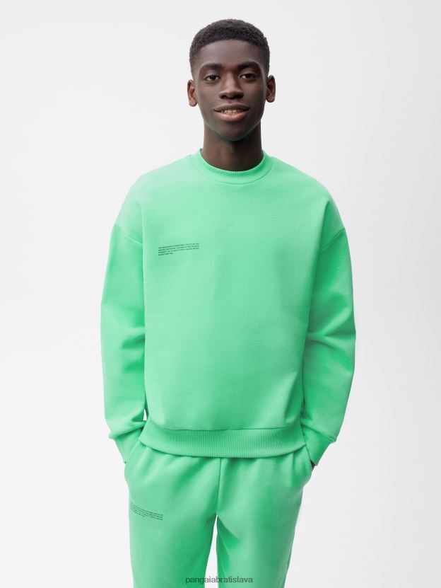 podpisová mikina ženy NXTFX6112 mätová zelená Pangaia oblečenie
