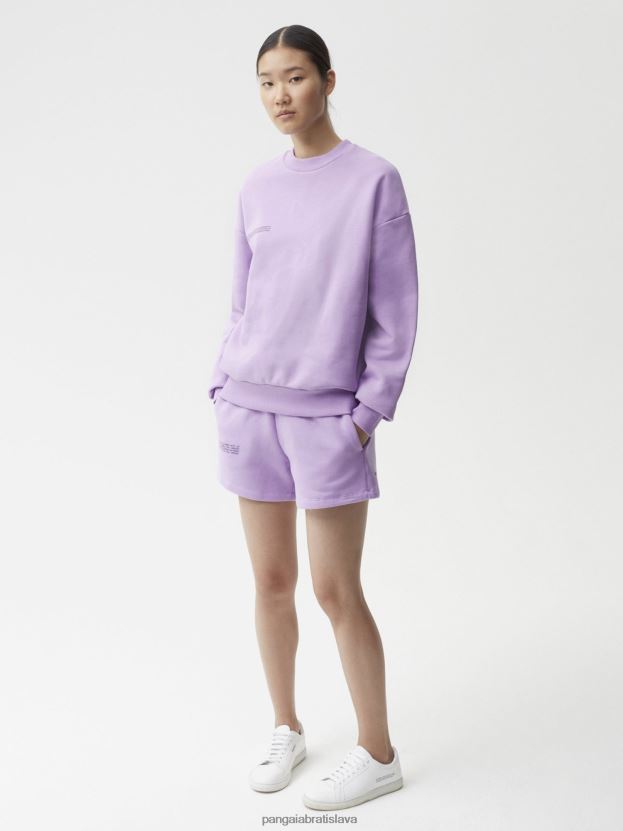 podpisová mikina ženy NXTFX686 orchidea fialová Pangaia oblečenie