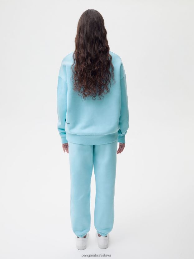podpisová mikina ženy NXTFX695 nebeská modrá Pangaia oblečenie