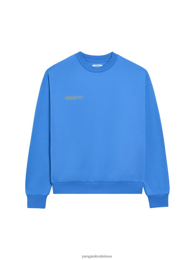 v konverznej bavlnenej mikine ženy NXTFX697 vodná modrá Pangaia oblečenie