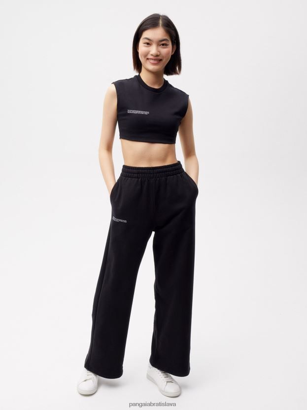 365 rovné nohavice ženy NXTFX6300 čierna Pangaia oblečenie