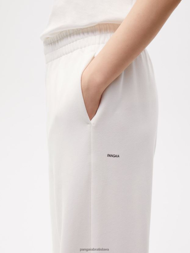 365 rovné nohavice ženy NXTFX6340 sivobiely Pangaia oblečenie