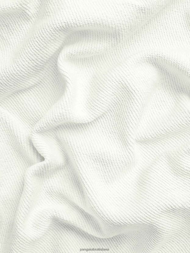 365 rovné nohavice ženy NXTFX6340 sivobiely Pangaia oblečenie