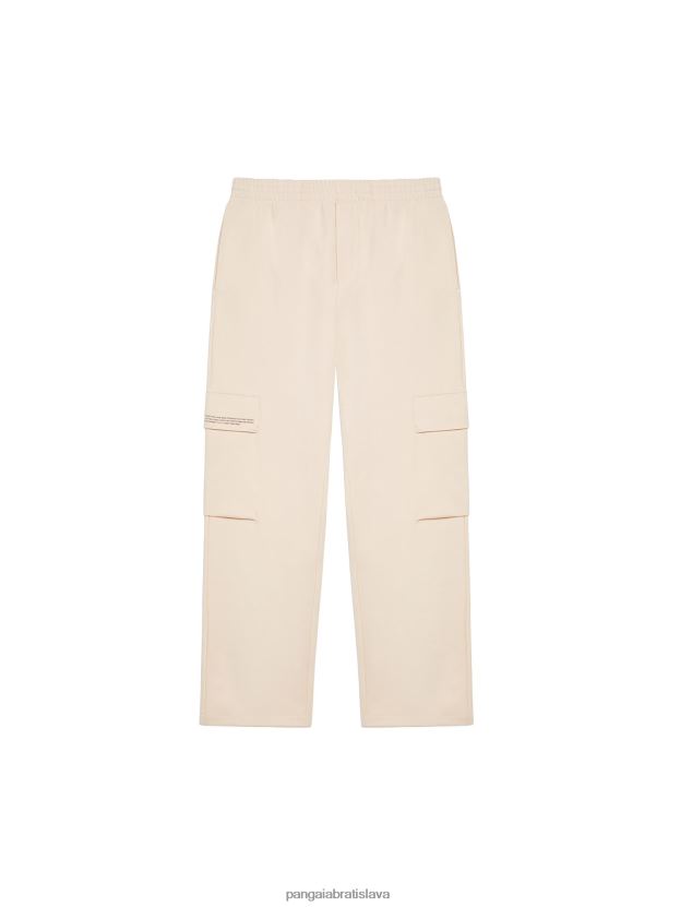 Cargo nohavice z recyklovanej bavlny ženy NXTFX6320 piesku Pangaia oblečenie
