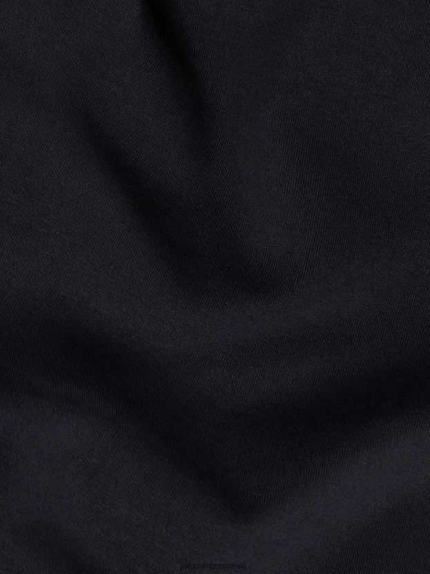 Cargo nohavice z recyklovanej bavlny ženy NXTFX6337 čierna Pangaia oblečenie