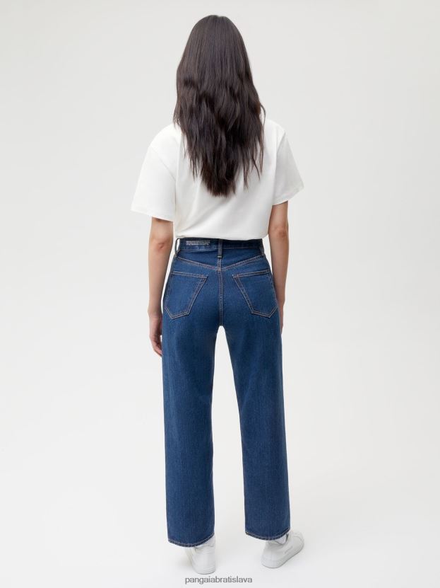 žihľavová džínsovina high - rise džínsy ženy NXTFX6373 stredné pranie Pangaia oblečenie