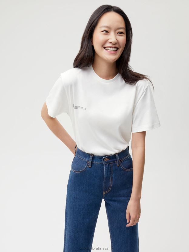 žihľavová džínsovina high - rise džínsy ženy NXTFX6373 stredné pranie Pangaia oblečenie