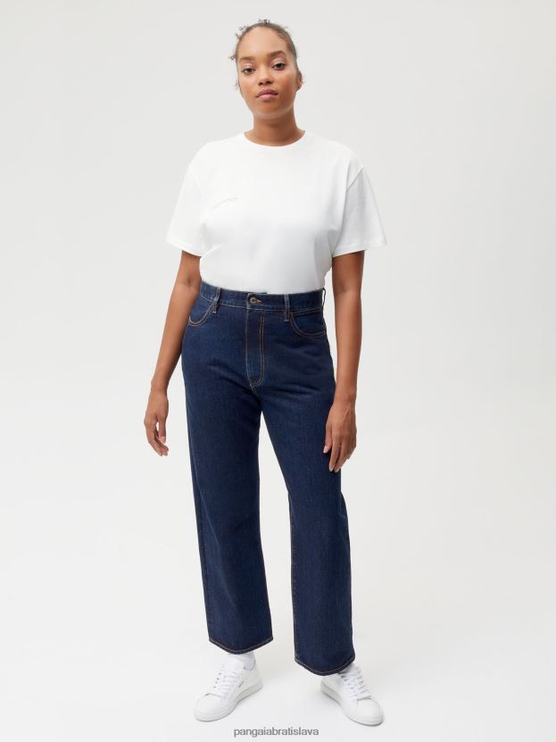 žihľavová džínsovina high - rise džínsy ženy NXTFX6383 opláchnuť umyť Pangaia oblečenie