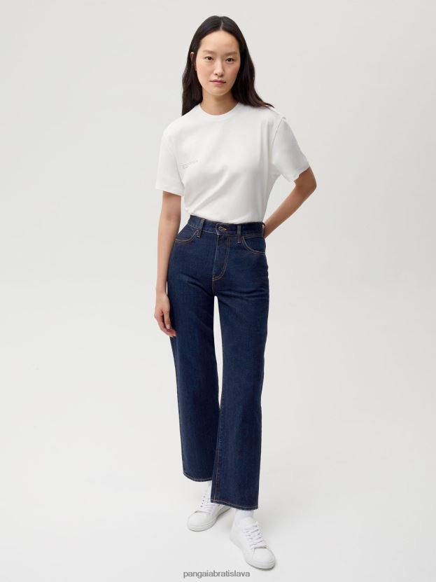 žihľavová džínsovina high - rise džínsy ženy NXTFX6383 opláchnuť umyť Pangaia oblečenie