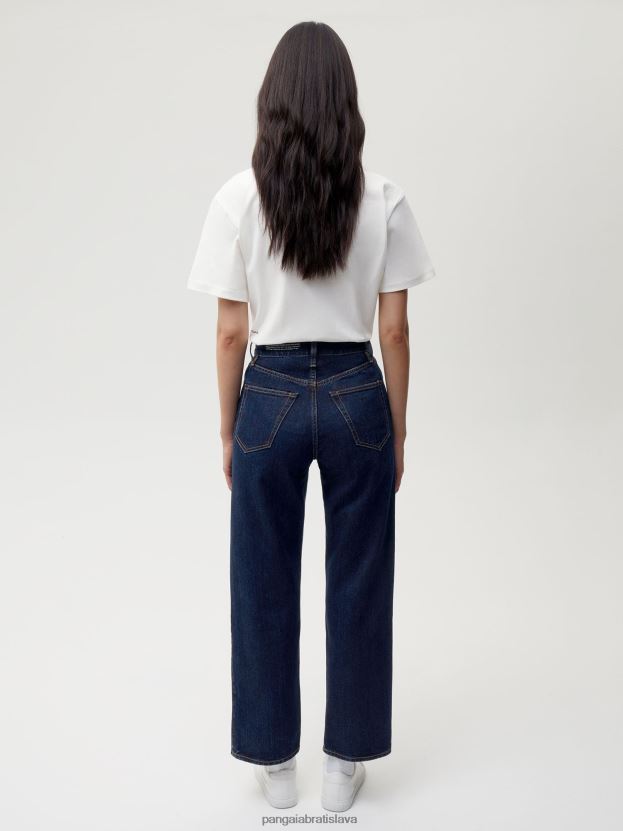 žihľavová džínsovina high - rise džínsy ženy NXTFX6383 opláchnuť umyť Pangaia oblečenie