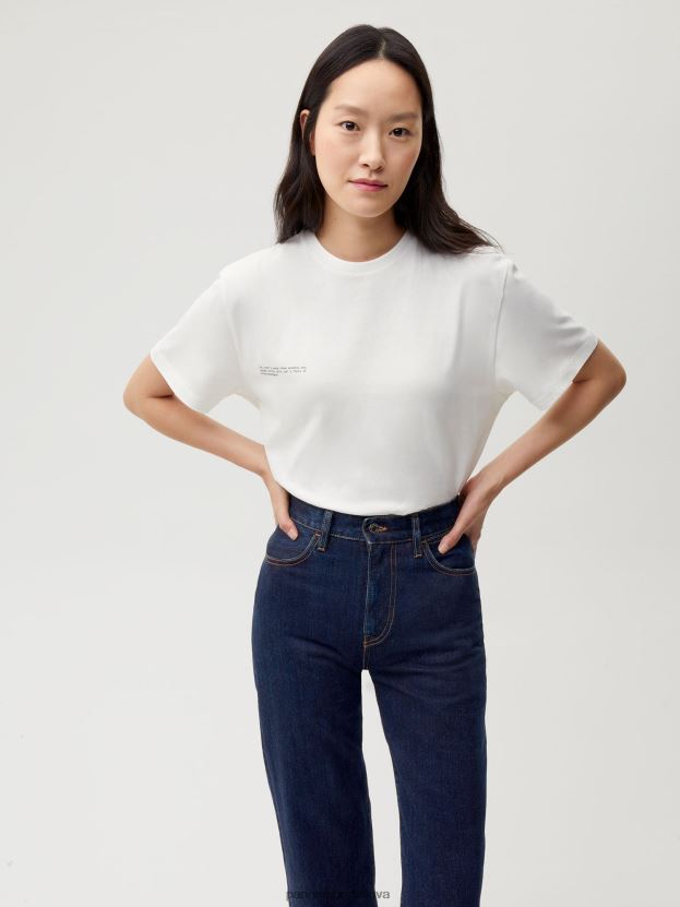 žihľavová džínsovina high - rise džínsy ženy NXTFX6383 opláchnuť umyť Pangaia oblečenie