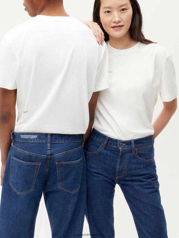 žihľavová džínsovina s rovnými nohavicami ženy NXTFX6381 stredné pranie Pangaia oblečenie