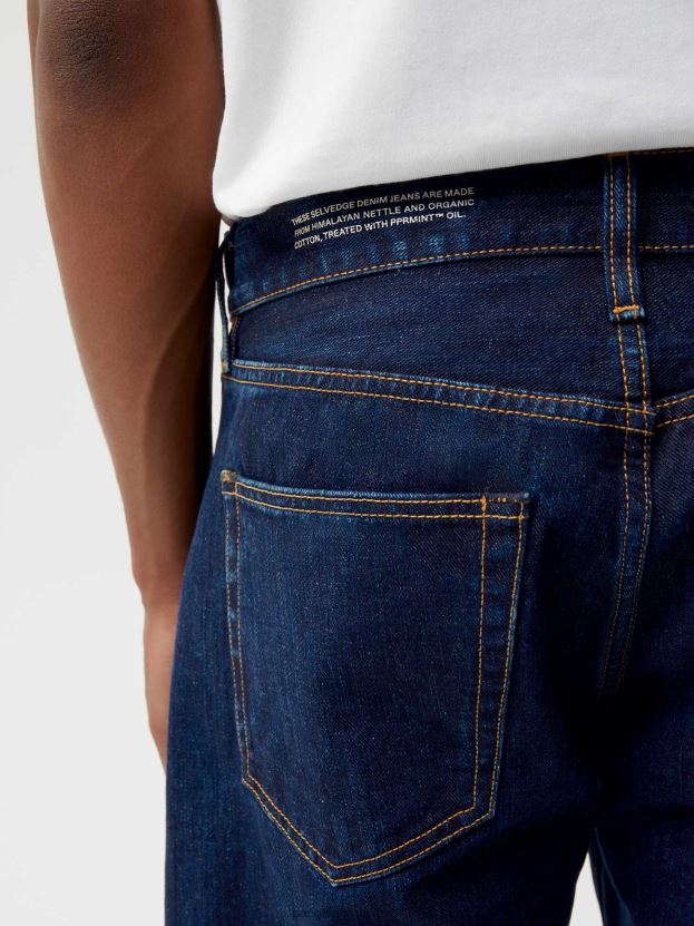 žihľavová džínsovina s rovnými nohavicami ženy NXTFX6382 opláchnuť umyť Pangaia oblečenie