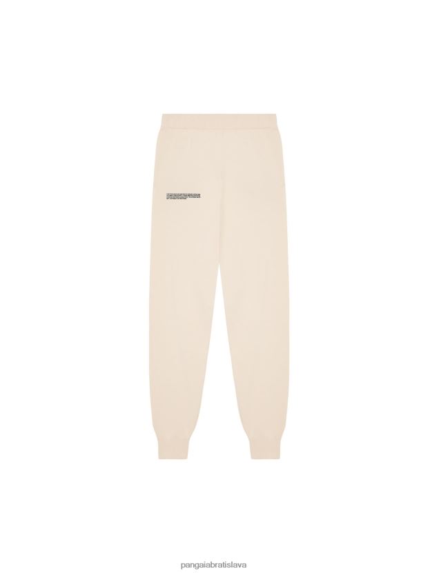 úpletové tepláky z organickej bavlny ženy NXTFX6326 piesku Pangaia oblečenie