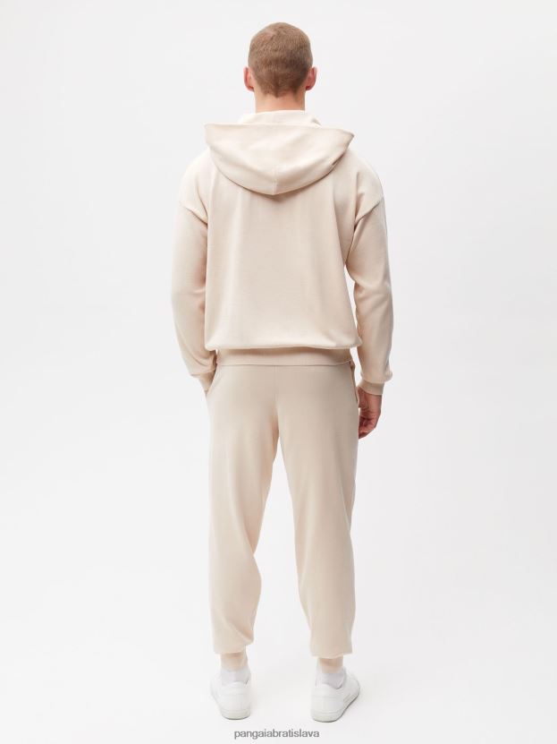 úpletové tepláky z organickej bavlny ženy NXTFX6326 piesku Pangaia oblečenie