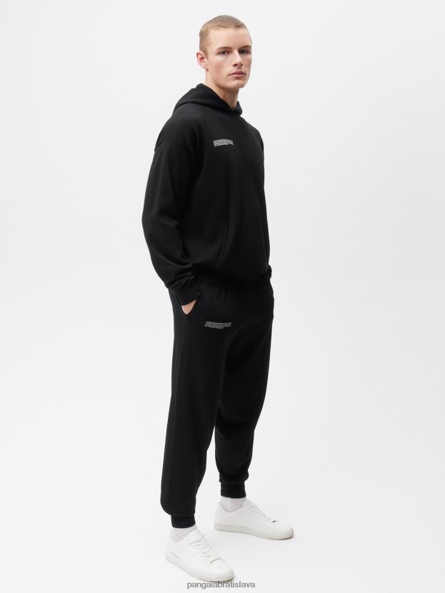 úpletové tepláky z organickej bavlny ženy NXTFX6336 čierna Pangaia oblečenie