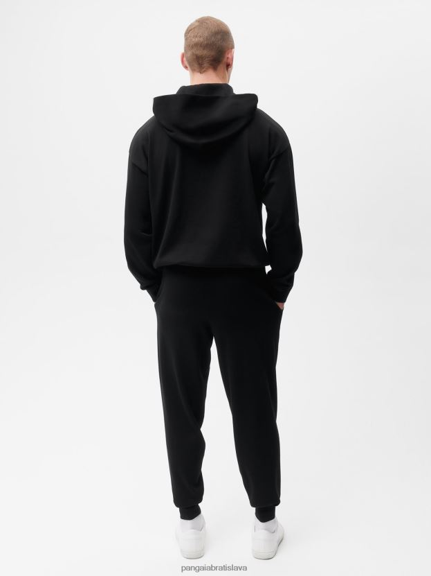 úpletové tepláky z organickej bavlny ženy NXTFX6336 čierna Pangaia oblečenie