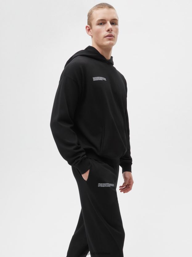 úpletové tepláky z organickej bavlny ženy NXTFX6336 čierna Pangaia oblečenie