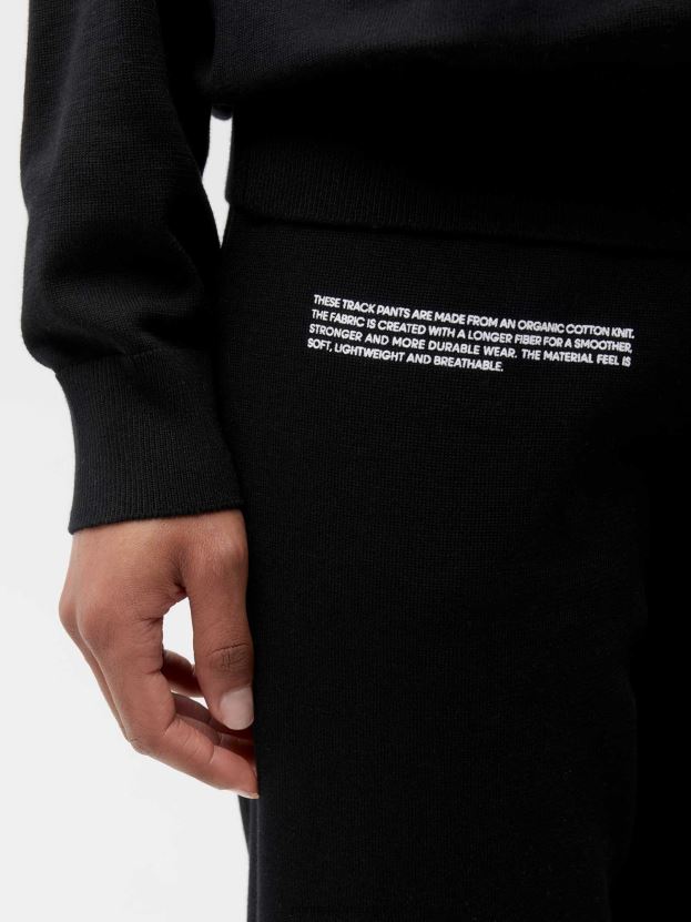 úpletové tepláky z organickej bavlny ženy NXTFX6336 čierna Pangaia oblečenie