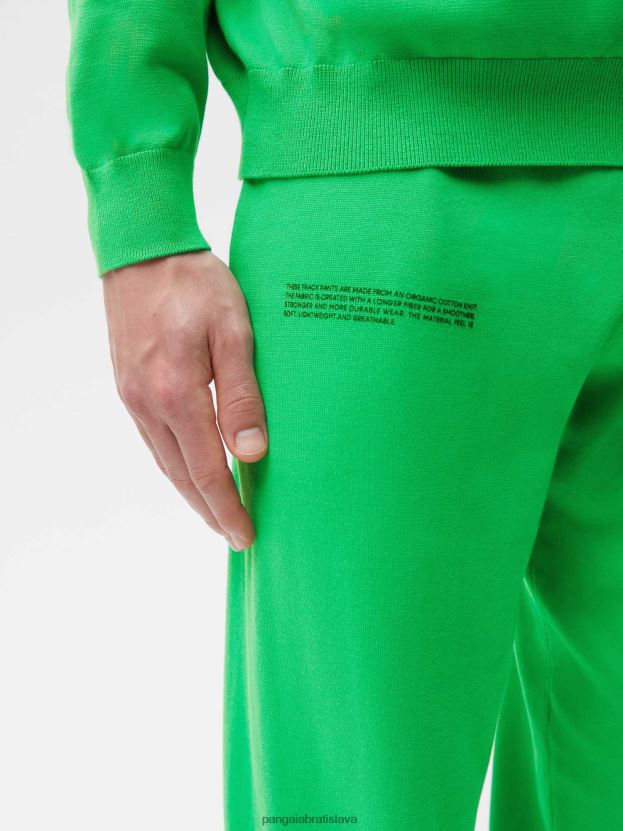 úpletové tepláky z organickej bavlny ženy NXTFX6348 nefritovo zelená Pangaia oblečenie