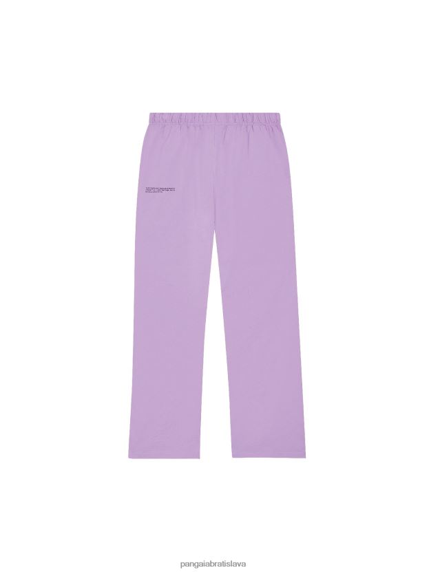 spoločenské nohavice z organickej bavlny ženy NXTFX6440 orchidea fialová Pangaia oblečenie