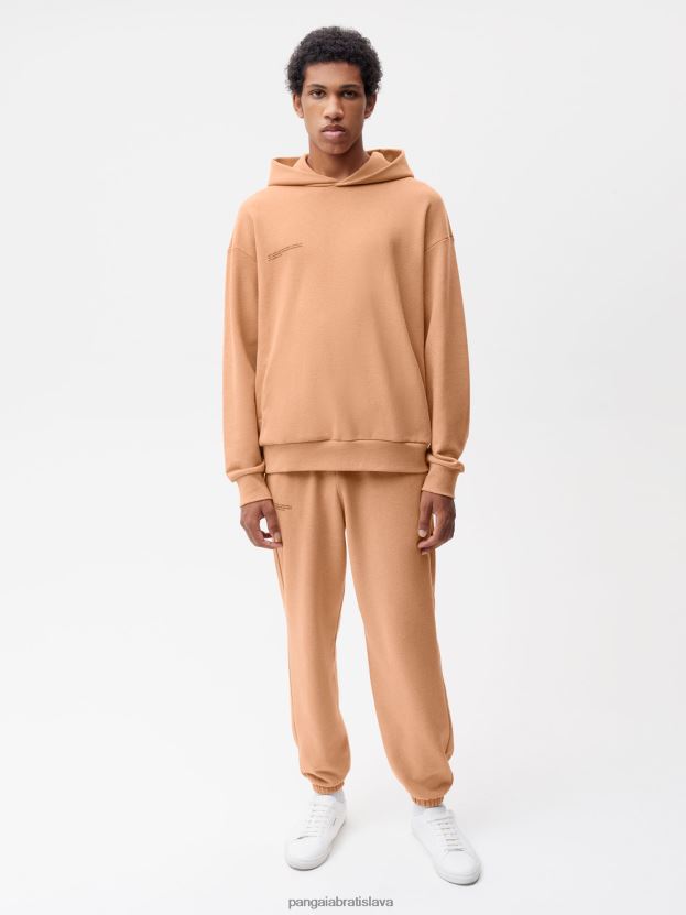 teplákové nohavice na farbenie potravín ženy NXTFX6363 rooibos červený Pangaia oblečenie