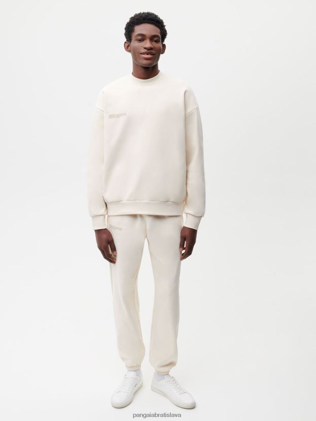 v konverzných bavlnených teplákových nohaviciach ženy NXTFX6356 bavlna biela Pangaia oblečenie