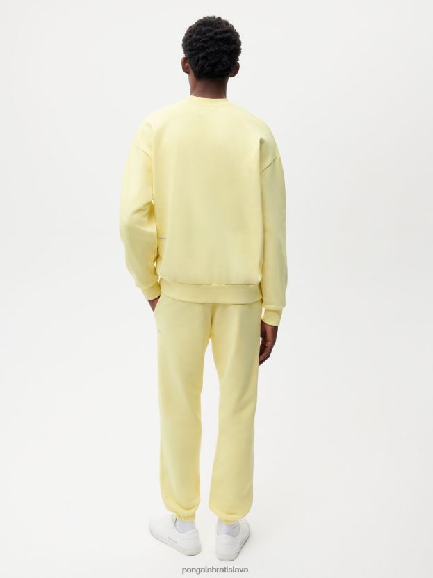 v konverzných bavlnených teplákových nohaviciach ženy NXTFX6357 slnečný lúč žltý Pangaia oblečenie
