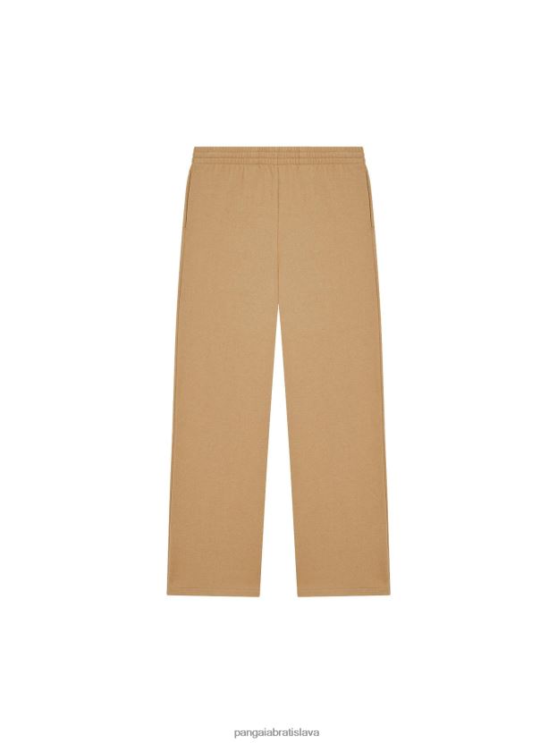 voľné nohavice z recyklovaného vlneného džerseja ženy NXTFX6362 ťava Pangaia oblečenie