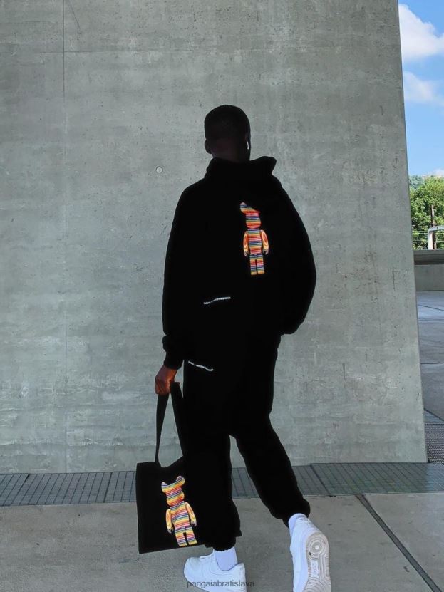 x haroshi be@rbrick tepláky z recyklovanej bavlny ženy NXTFX6366 čierna Pangaia oblečenie