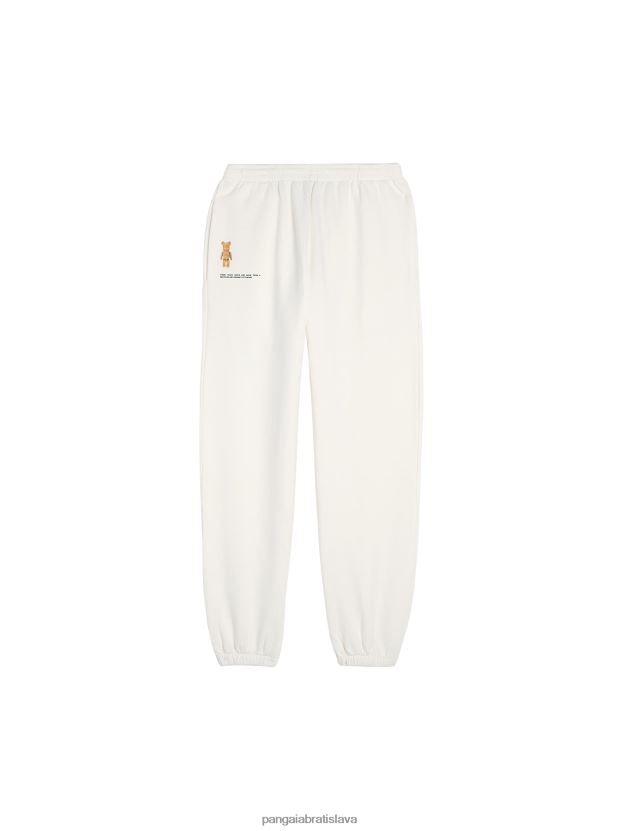 x haroshi be@rbrick tepláky z recyklovanej bavlny ženy NXTFX6371 sivobiely Pangaia oblečenie