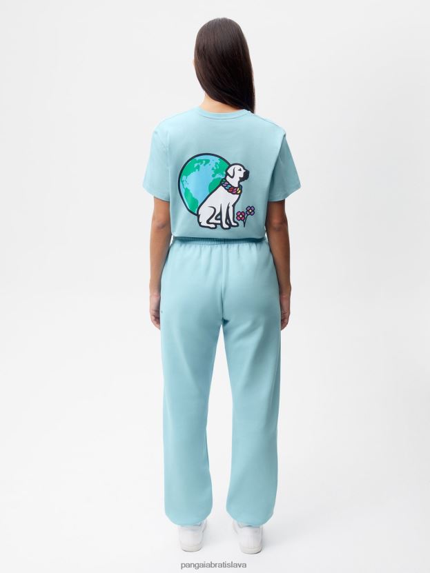 x victor victor signature teplákové nohavice ženy NXTFX6365 nebeská modrá Pangaia oblečenie