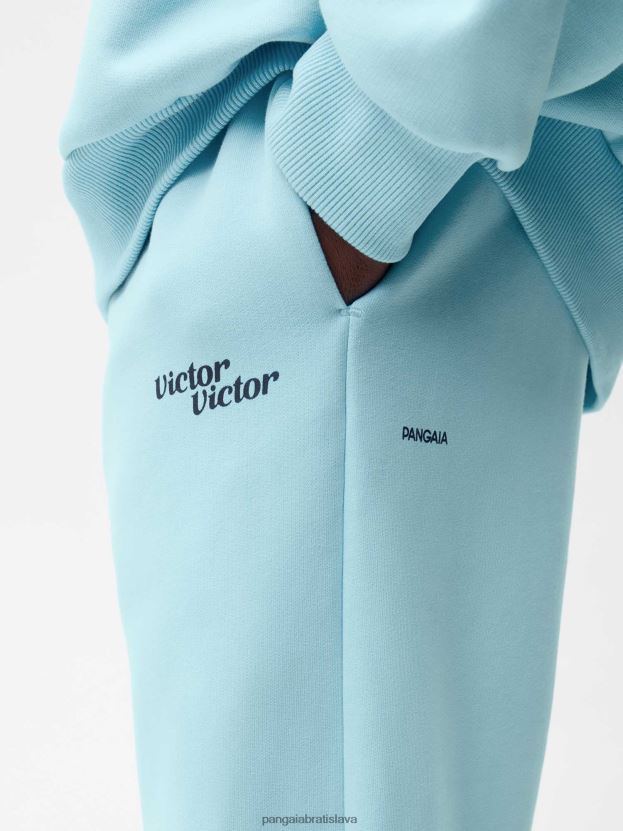 x victor victor signature teplákové nohavice ženy NXTFX6365 nebeská modrá Pangaia oblečenie