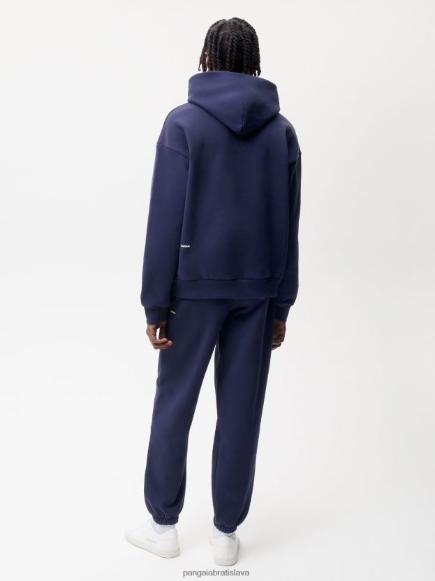 značkové teplákové nohavice ženy NXTFX6303 námornícka modrá Pangaia oblečenie