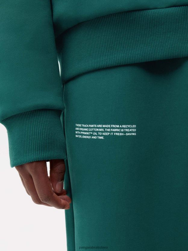 značkové teplákové nohavice ženy NXTFX6330 olistenie zelené Pangaia oblečenie