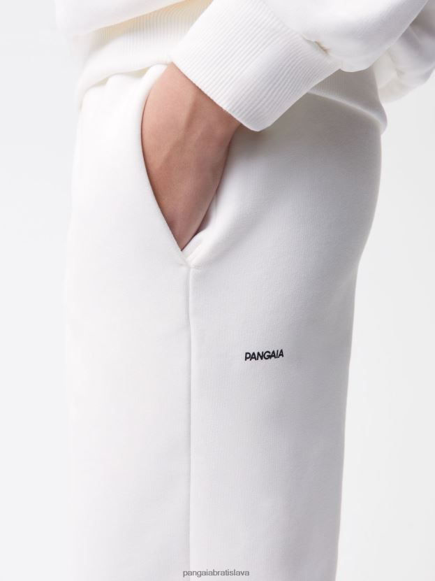 značkové teplákové nohavice ženy NXTFX6332 sivobiely Pangaia oblečenie