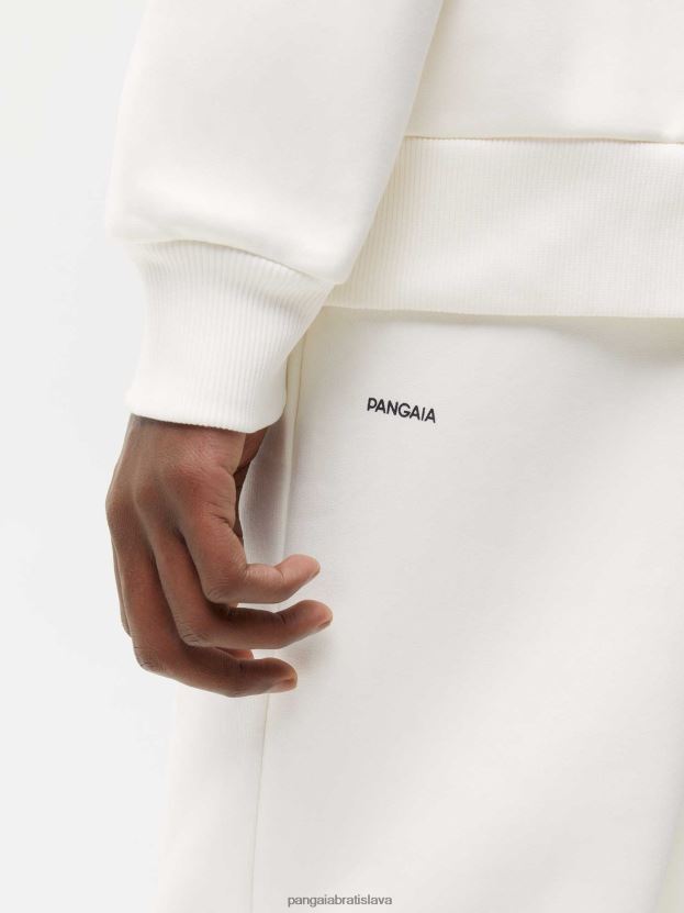 značkové teplákové nohavice ženy NXTFX6332 sivobiely Pangaia oblečenie