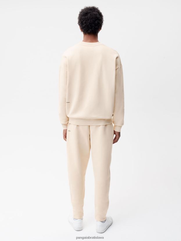 zužujúce sa nohavice z recyklovanej bavlny ženy NXTFX6361 piesku Pangaia oblečenie