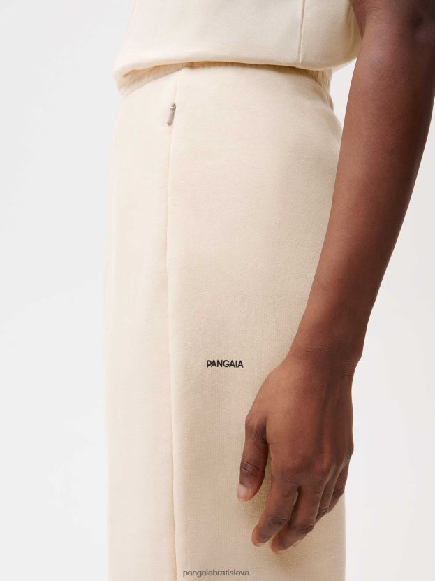 zužujúce sa nohavice z recyklovanej bavlny ženy NXTFX6361 piesku Pangaia oblečenie