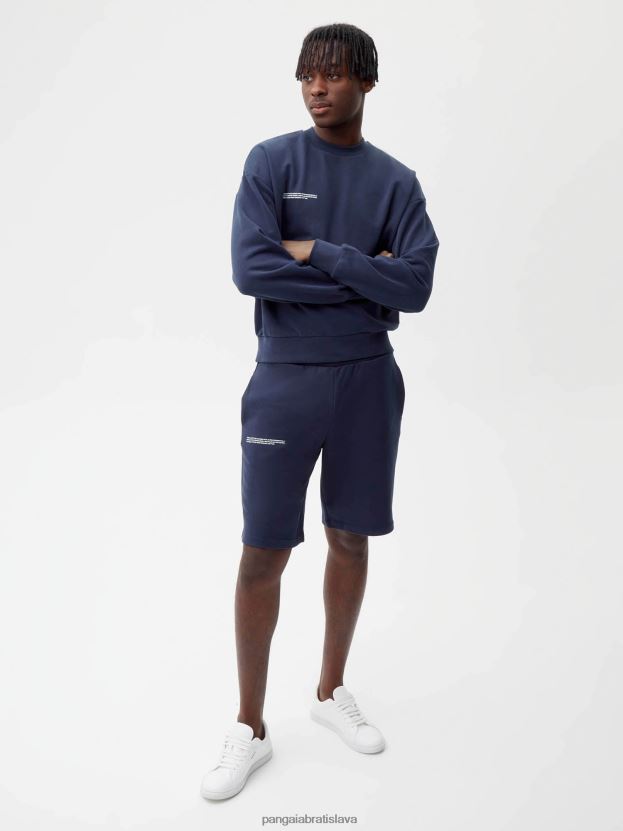 365 dlhé šortky ženy NXTFX6249 námornícka modrá Pangaia oblečenie