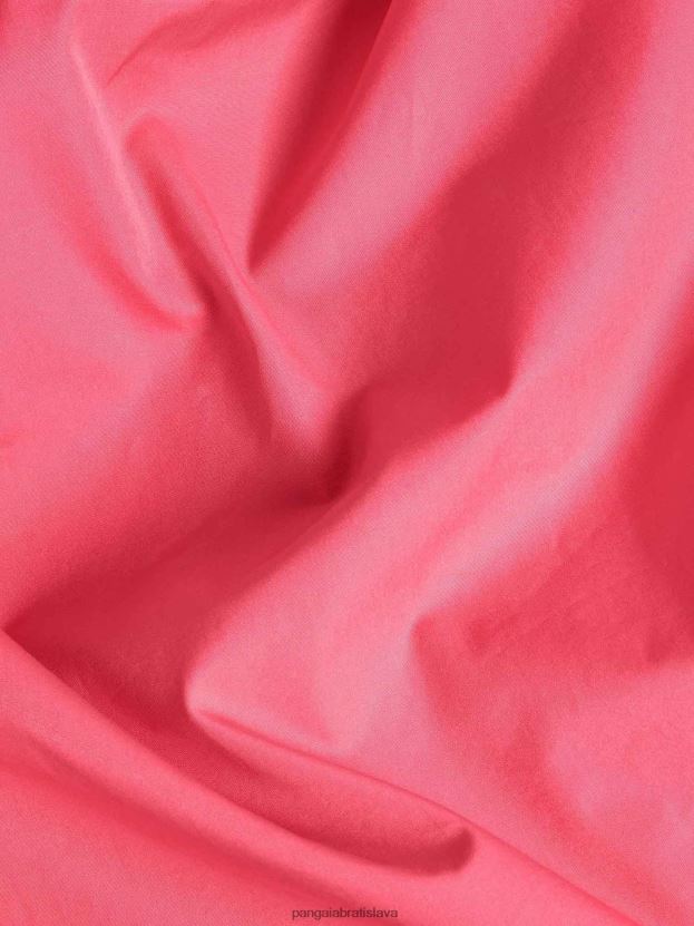 elastické šortky s popelínom z organickej bavlny ženy NXTFX6273 lotosová ružová Pangaia oblečenie