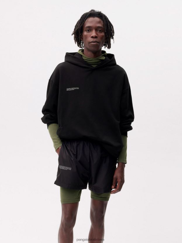 nylonové šortky so zvýšenou degradáciou ženy NXTFX6239 čierna Pangaia oblečenie