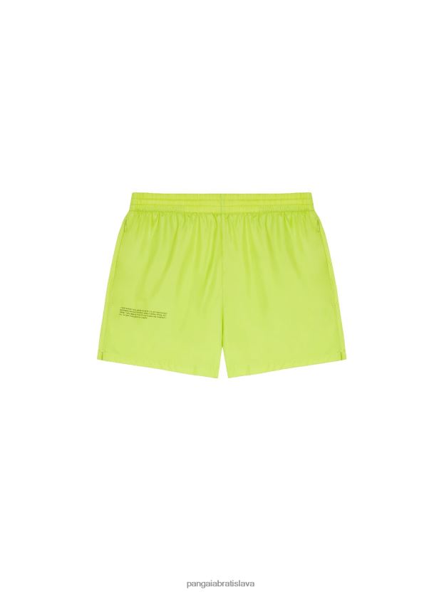 nylonové šortky so zvýšenou degradáciou ženy NXTFX6271 limetková zelená Pangaia oblečenie