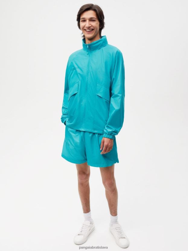 nylonové šortky so zvýšenou degradáciou ženy NXTFX6281 pávie modrá Pangaia oblečenie