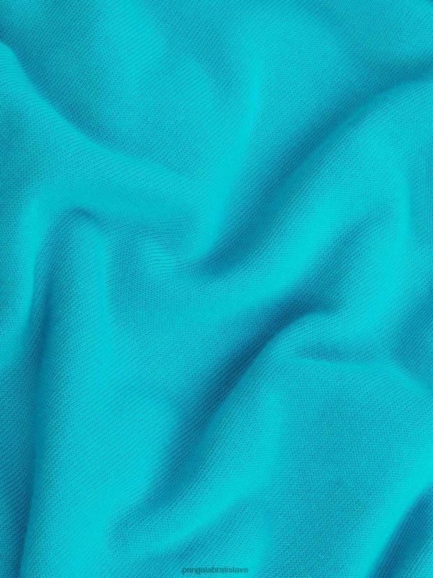 šortky na uteráky ženy NXTFX6288 pávie modrá Pangaia oblečenie