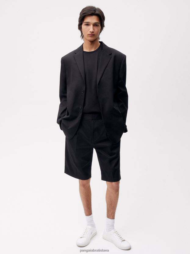 šortky ušité z organickej bavlny ženy NXTFX6263 čierna Pangaia oblečenie