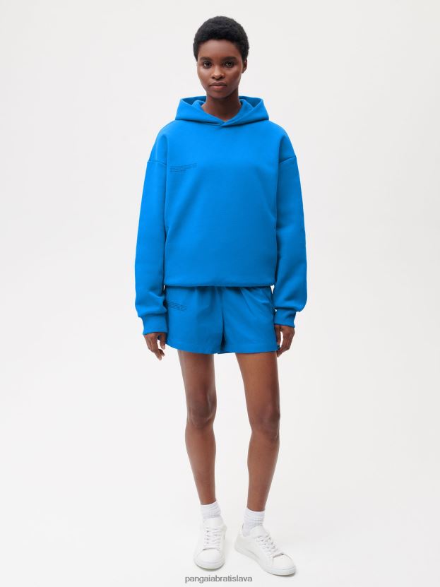 šortky z recyklovaného nylonu ženy NXTFX6240 blankytná modrá Pangaia oblečenie