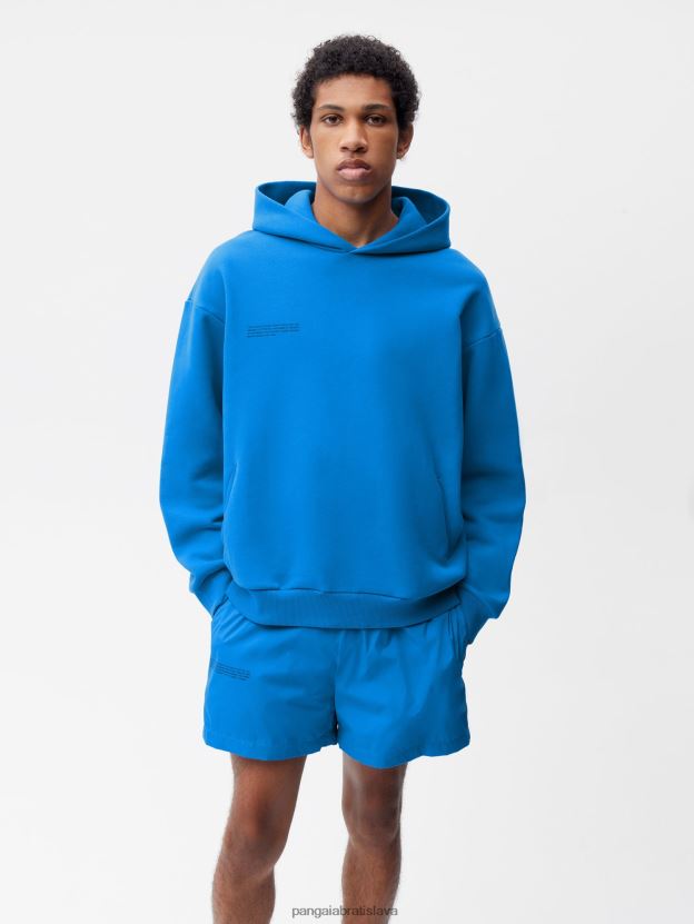 šortky z recyklovaného nylonu ženy NXTFX6240 blankytná modrá Pangaia oblečenie